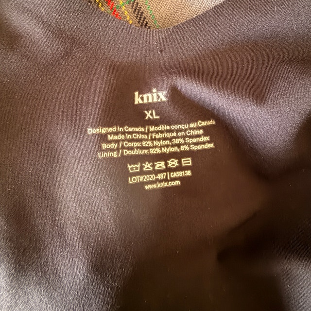Knix Luxelift Black Tank with built in bra-XL - photo 2