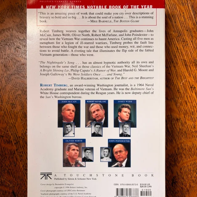 The Nightingale's Song Paperback book by Robert Timberg - photo 2