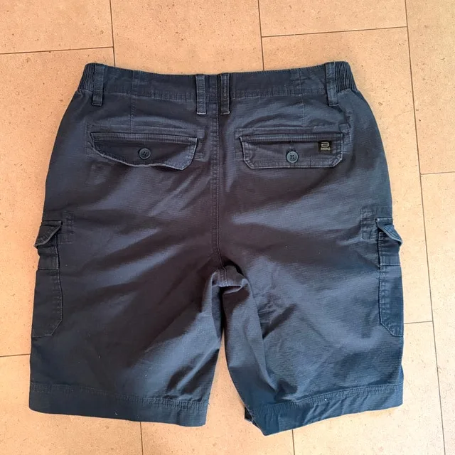 Buffalo David Bitton Mens Navy Blue Cargo Shorts - Size 30 - photo 3