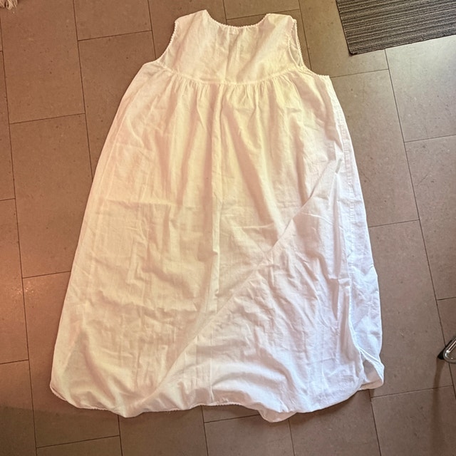 Vintage Victorian Classic White Cotton embroidered Nightgown-XL - photo 5