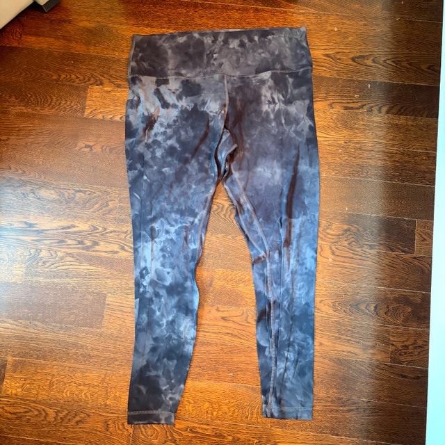 Lululemon Align Pant Leggings Diamond Dye Graphite Grey-Size 16 - photo 2