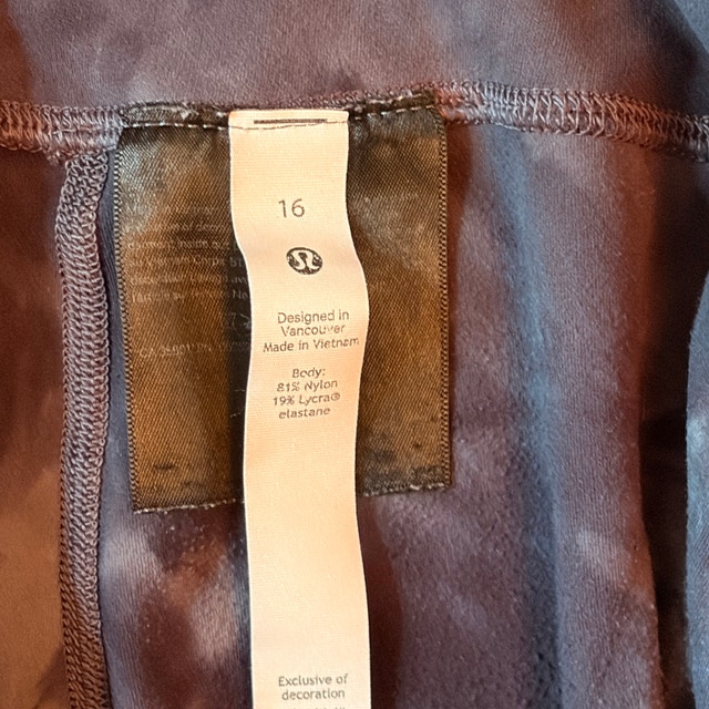 Lululemon Align Pant Leggings Diamond Dye Graphite Grey-Size 16 - photo 4