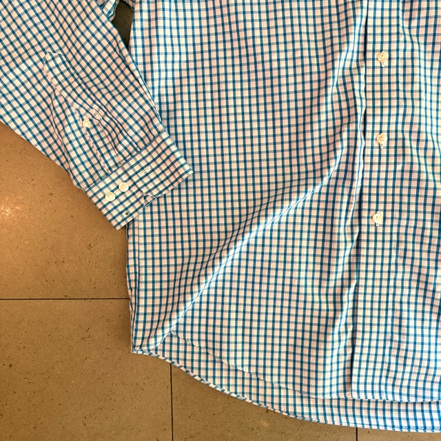 Brooks Brothers Madison Cotton Shirt white/blue/pink squares-Lar - photo 3