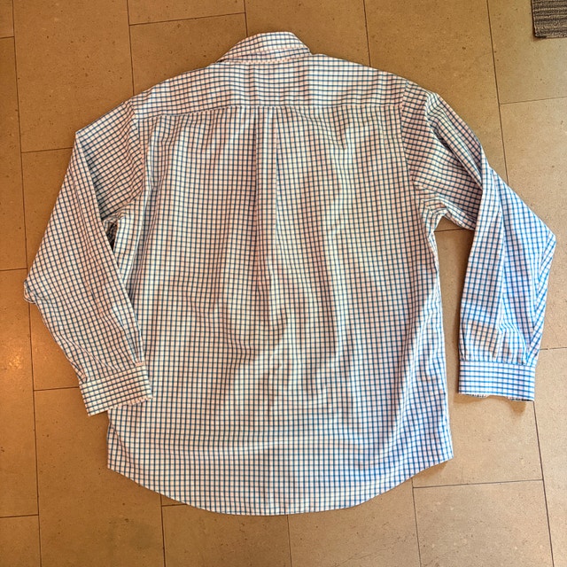 Brooks Brothers Madison Cotton Shirt white/blue/pink squares-Lar - photo 5