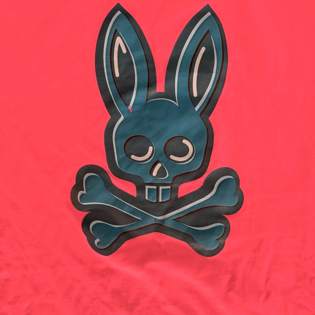 NEW Psycho Bunny Pink Men's Graphic 100% cotton T-shirt- Large - photo 5