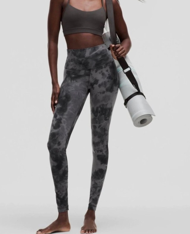 Lululemon Align High-Rise Pant Leggings Diamond Dye GreyBlack-4