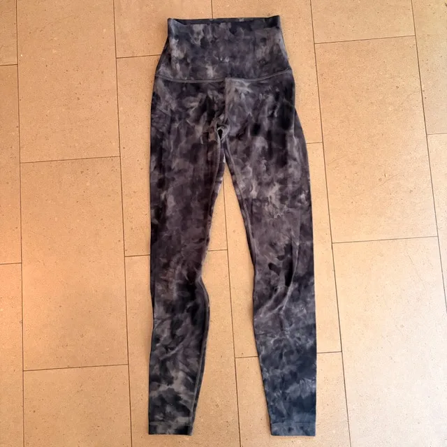 Lululemon Align High-Rise Pant Leggings Diamond Dye GreyBlack-4 - photo 2