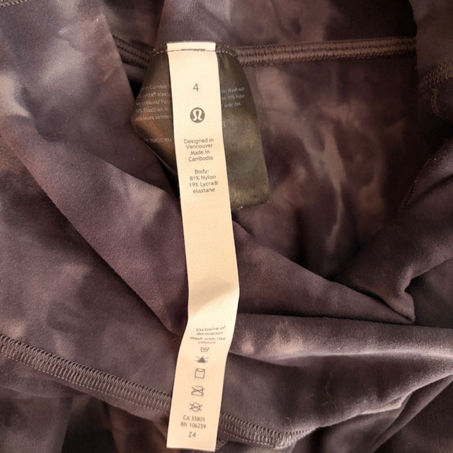Lululemon Align High-Rise Pant Leggings Diamond Dye GreyBlack-4 - photo 4