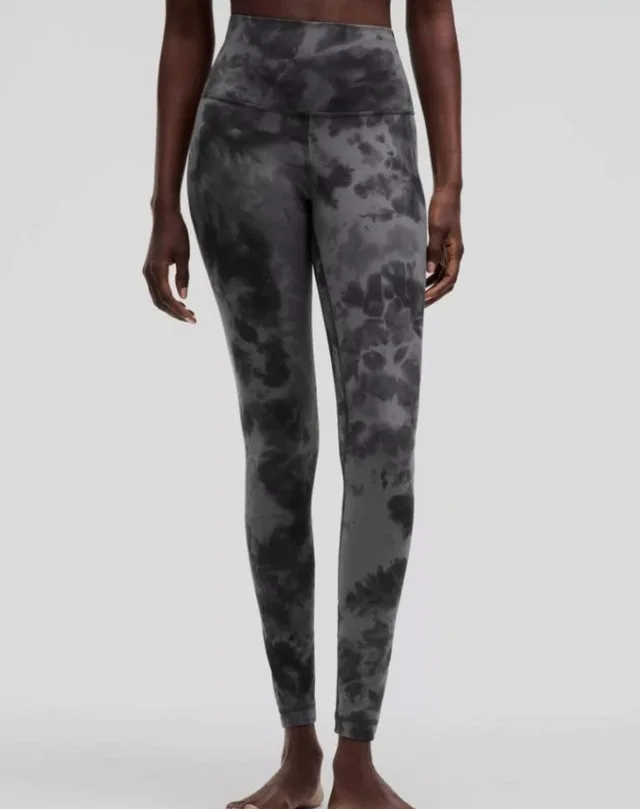 Lululemon Align High-Rise Pant Leggings Diamond Dye GreyBlack-4 - photo 5