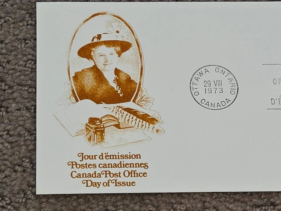 First Day Covers FDC - 1973 Nellie McClung Canada Post Stamp - photo 3