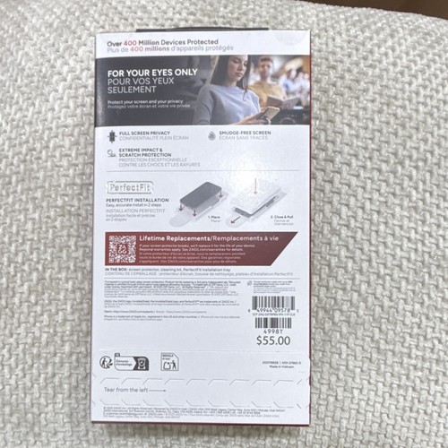 iPhone 18 Pro - ZAGG InvisibleShield Privacy XTR Glass + Tray - photo 2