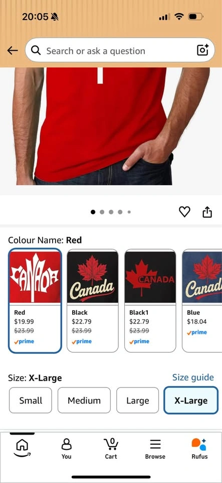 Brand new “Canada” Red T-Shirts for Canada Day - photo 3