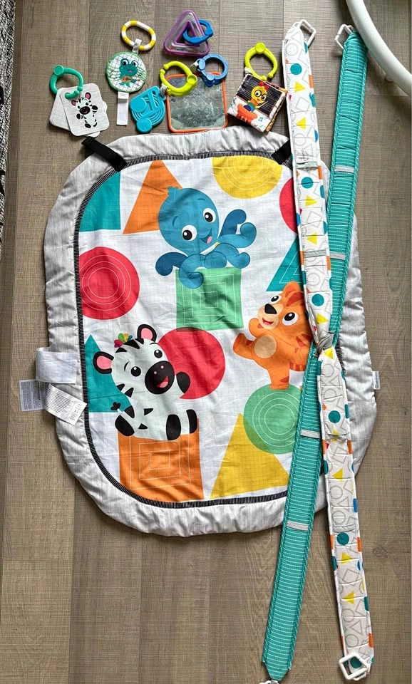 Baby activity gym with toys