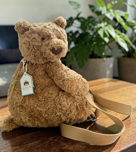 Jellycat Bartholomew Bear Backpack — BNWT