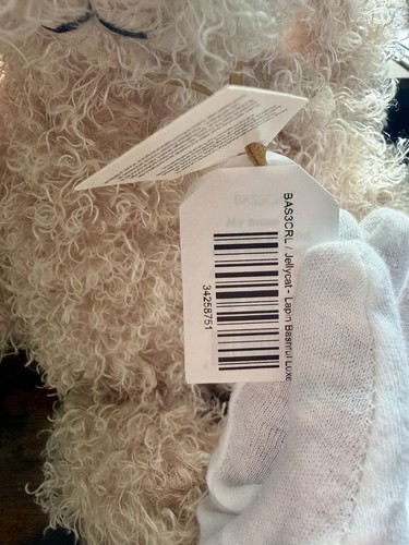 Jellycat Bashful Luxe Bunny Curly – Medium | RETIRED | BNWT - photo 4