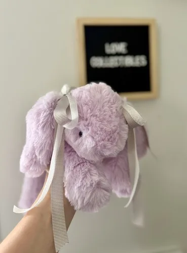 Authentic Jellycat Smudge Lavender Rabbit - photo 2