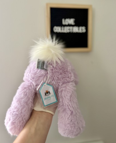 Authentic Jellycat Smudge Lavender Rabbit - photo 5