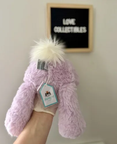 Authentic Jellycat Smudge Lavender Rabbit - photo 5