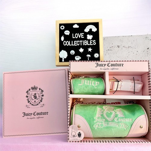 Juicy Couture 3-Piece Barrel Bag Gift Set – Brand New