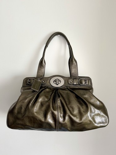 Vintage Coach Ergo Pleated Leather Tote - photo 2