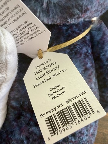Authentic Jellycat Hopscone Luxe Bunny - photo 3