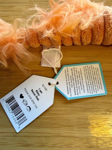 Authentic Jellycat Riley Razor Fish - photo 3