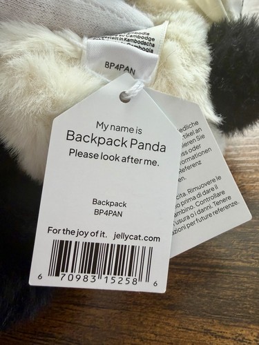 Authentic Jellycat Backpack Panda - photo 5