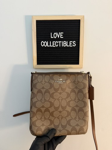 Coach Brown Signature Canvas Crossbody