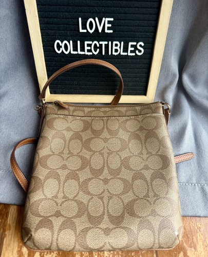 Coach Brown Signature Canvas Crossbody - photo 5