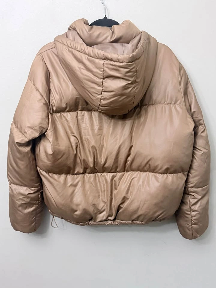 CI SONO Hooded Puffer Jacket Tan Large - photo 2