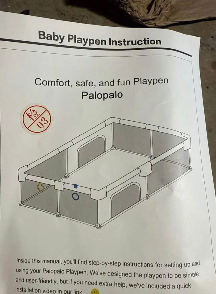 Baby Playpen 59.1 × 70.9 image indicator(3)