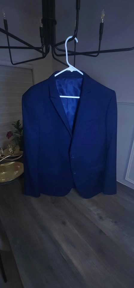 Dark Blue suit blazer - photo 2