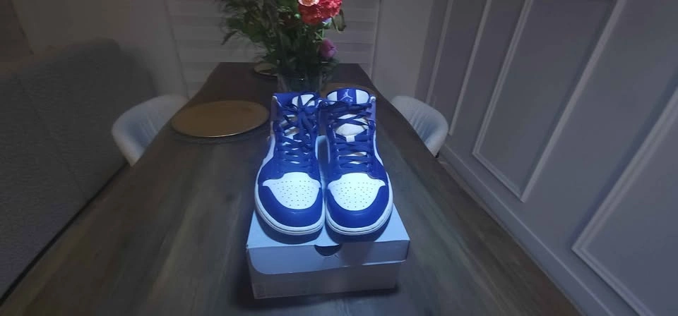 Nike Air Jordan 1 Mid Lapis Blue - photo 2