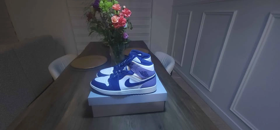 Nike Air Jordan 1 Mid Lapis Blue - photo 3