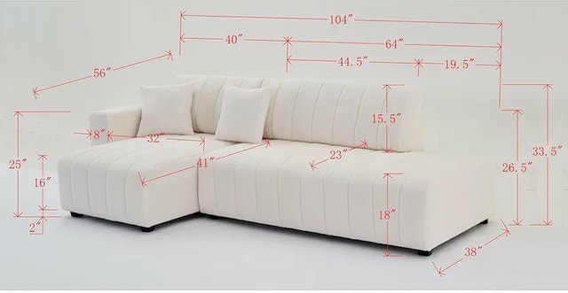 Florence Dual Luxury Sectional Sofa - photo 4