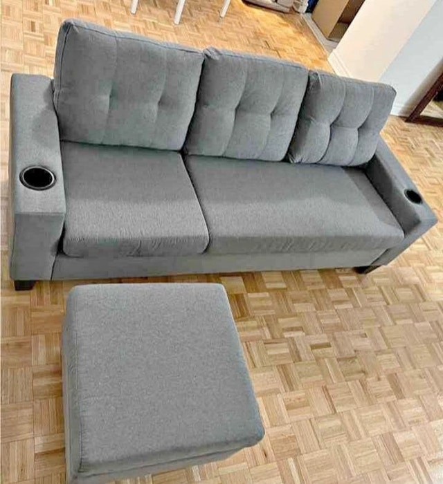 3 Seater Sectional Sofa | Modern L-Shaped Couch - photo 4