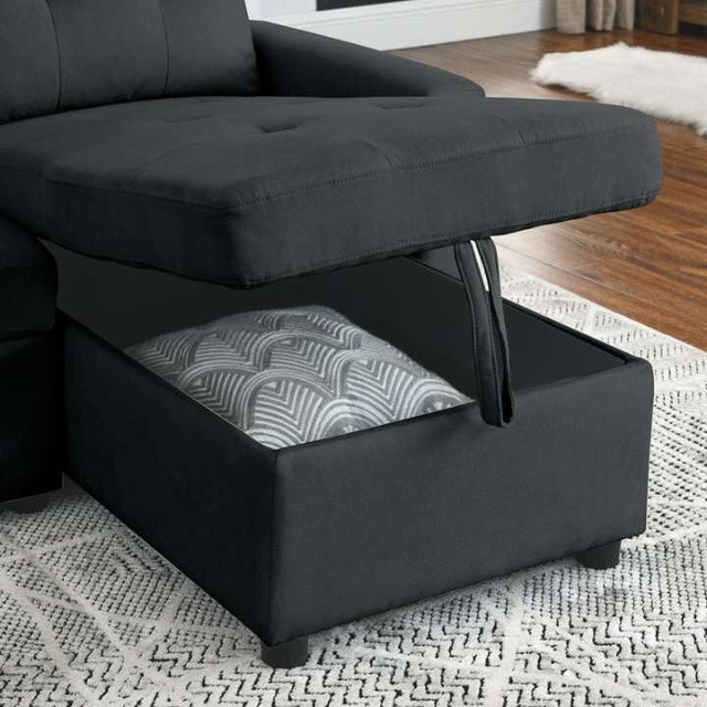 New Sectional Sofa Couch | Reversible Chaise | Storage Sofa Bed - photo 2
