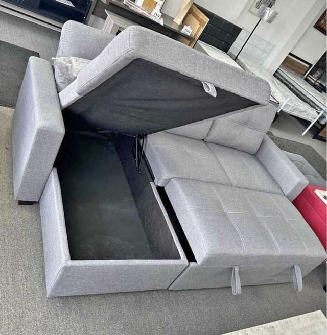 New Sectional Sofa Couch | Reversible Chaise | Storage Sofa Bed - photo 4
