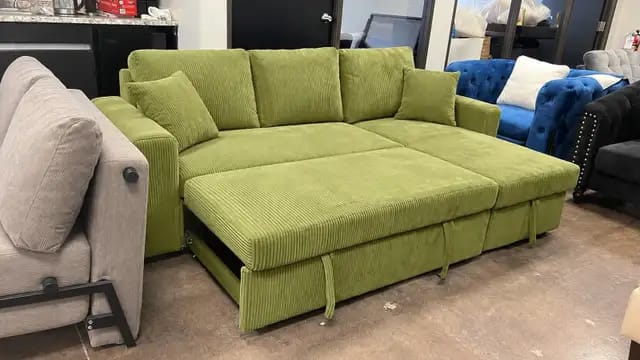 Affordable Sectional Sofa | L-Shaped Couch | Pull-Out Sofa Bed - photo 4