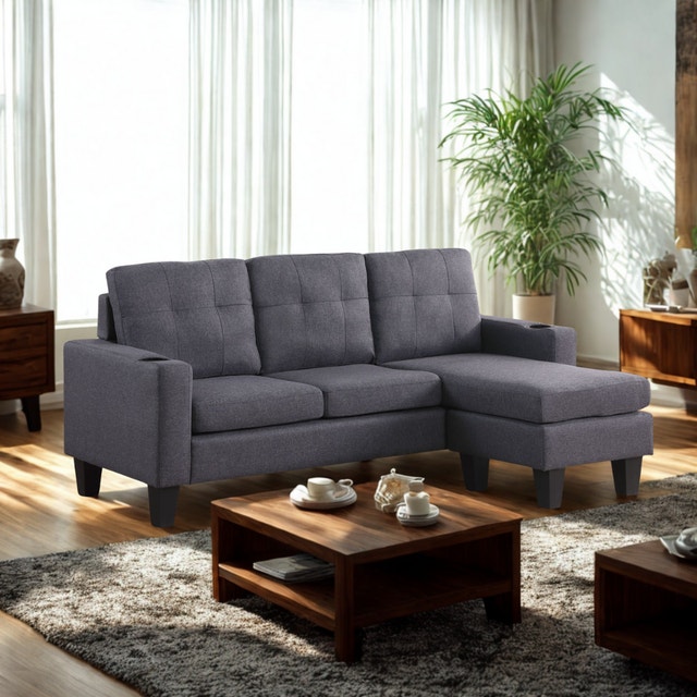 Sectional Sofa for Living Room Couch Family Sofa - photo 4