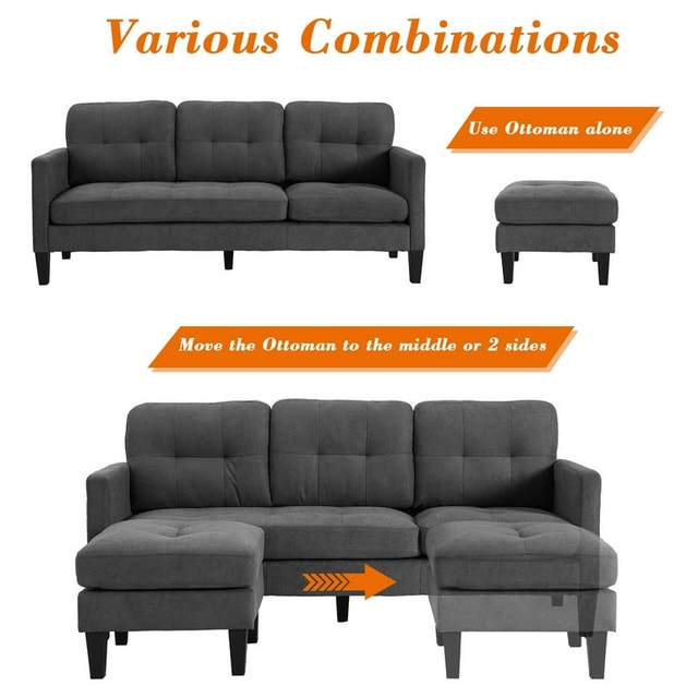 Sectional Sofa for Living Room Couch Family Sofa - photo 5