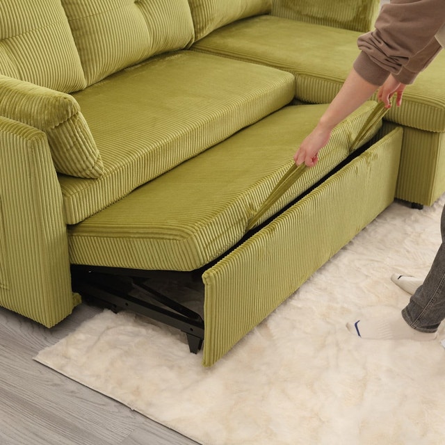 Clearance Sale Dual Sofa Bed Reversible Sectional Bed Couch - photo 5