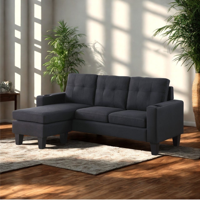 Limited Offer Sectional Sofa 3 L Shaped Sofa Sectional Couch Set - photo 5