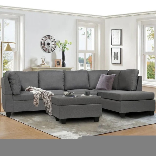 Black Friday Sale New Sectional Sofa Reversible Any Space - photo 3