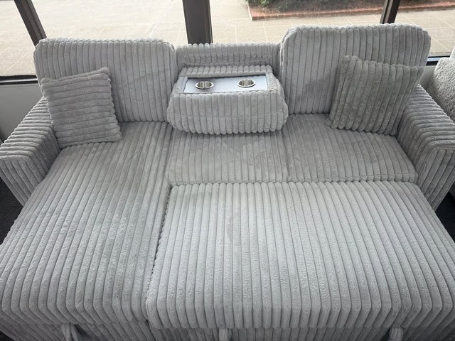 Modern Corduroy Soft Sectional Sofa Bed Sleeper Couch - photo 2