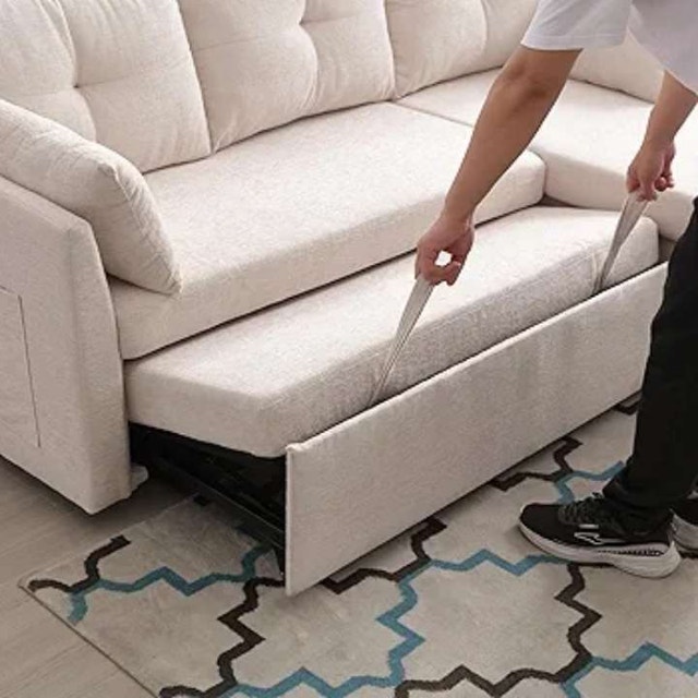 Sleeper Sectional Sofa Bed Brand New Reversible Chaise Storage - photo 4