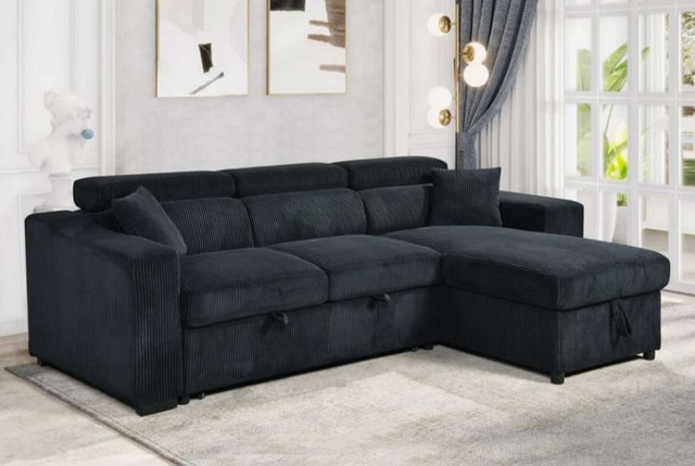 Modern Pull-Out Sofa Bed with Soft Cushions - photo 5