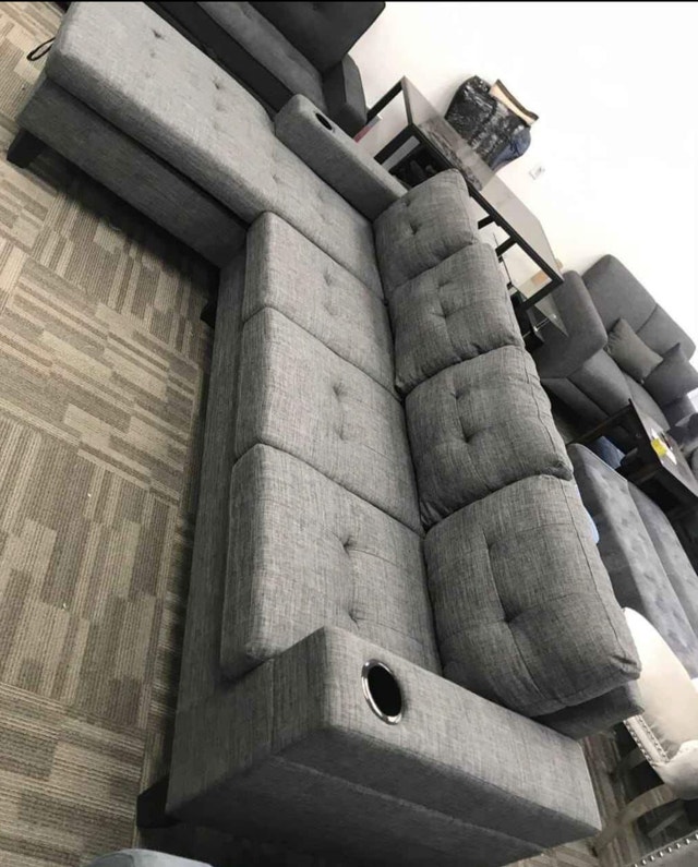 Modern Soft Fabric Modular Sectional Sofa - photo 2