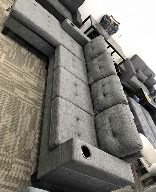 Modern Soft Fabric Modular Sectional Sofa - photo 4