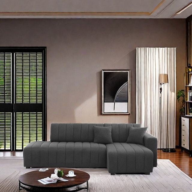 Limited Sale Spacious Sectional Sofa Features Soft cushions - photo 3